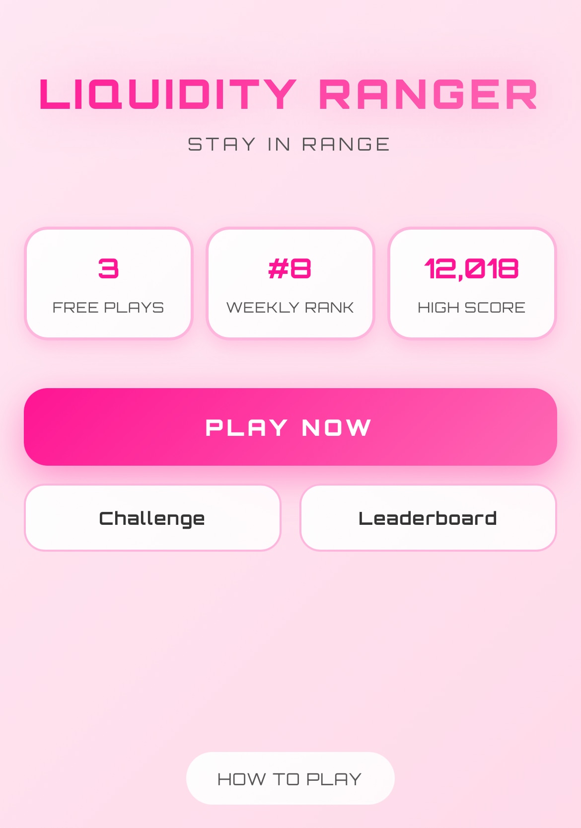 Liquidity Ranger Game